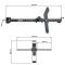 Afmetingen van de ATX Belt Squat Attachment