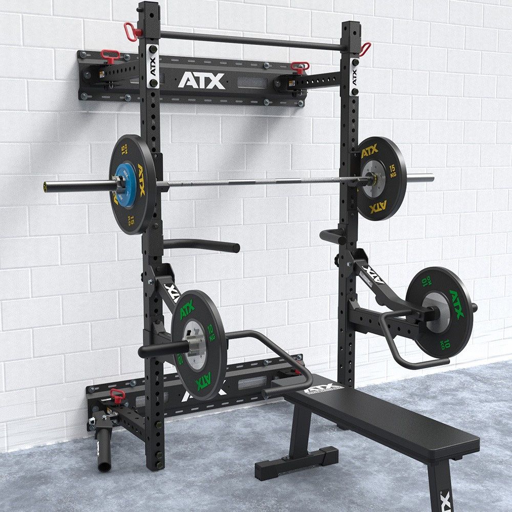 ATX Folding Wall Rack FBR-750 - Inklapbaar Squatrek - Fitness Seller