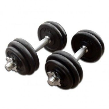 deadline krant Universeel Gietijzeren Dumbbell Set 2 x 15kg - Fitness Seller