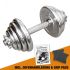 Chromen Dumbbell 15 kg / 1 kg stappen