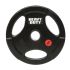 15 kg Heavy Duty rubberen olympische grip halterschijf 50 mm