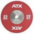 25 kg ATX Premium Bumper Plate - Rood