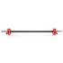Halterset met Aerobics Bar en rode Vinyl-Disk halterschijven