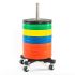 De ATX Bumper Plate Stacker is zwaar belastbaar tot ruim 800 kg