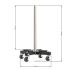 Afmetingen van de ATX Bumper Plate Stacker