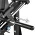 De 30 mm schijfopnames van de ATX Compact Leg Press kunnen worden uitgebreid met optionele 50 mm adapters
