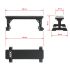 Afmetingen van de ATX Flat Bench FBX-800