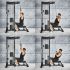 Diverse lat pulldown varianten op de ATX Trinity Lat Machine LSW-850