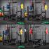 ATX Power Bench Rack met diverse optioneel verkrijgbare accessoires