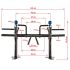 Afmetingen en greepbreedtes van de ATX Functional Pull-up Bar
