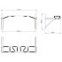 Afmetingen van de ATX Pull-up Bar PUX-730