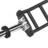 De sleeves van de ATX Cambered Swiss Bar zijn hoogwaardig verchroomd en voorzien van dikke rubberen bumpers