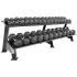 De Hex Dumbbells zijn verkrijgbaar van 1 kg tot 50 kg