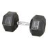 De Hex Dumbbells hebben geïntegreerde gewichtsaanduiding op elke dumbbell