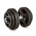De Dumbbellstang Schroefdraad 45 cm is extra lang zodat er nog meer gewichten op passen