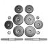 PE Dumbbell Set 2 x 10 kg