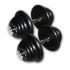 Rubberen Dumbbell Set 2 x 25kg