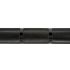 De ATX Training Bar 20 kg - Zwart/chroom heeft een diameter van 28 mm en dubbele knurl markeringen