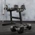 De Nuobell Adjustable Dumbbells met het optioneel verkrijgbare opbergrek