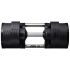 De Nuobell Adjustable Dumbbells zijn compact en nemen niet veel ruimte in beslag