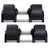 Afmetingen van de Nuobell Adjustable Dumbbells 2 - 32 kg