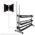 Double Bar Holder voor het Kettlebell Rek 2 niveaus