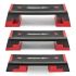 De Reebok Step is verstelbaar in drie hoogtes van 15 cm, 20 cm en 25 cm