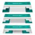 De Reebok Step is verstelbaar in drie hoogtes van 15 cm, 20 cm en 25 cm