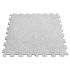 De Puzzelmat 96 x 96 x 0,8 cm - Wit/grijs heeft puzzelranden rondom