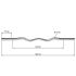 Afmetingen van de Standaard curlstang 120 cm
