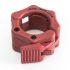 ATX Iron-Lock Collars - Rood bovenaanzicht