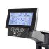 Het LCD display met achtergrondverlichting toont tijd, afstand, snelheid, calorieverbruik, vermogen, hartslag en paddle width