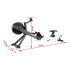 Afmetingen van de Xebex Rower 3.0