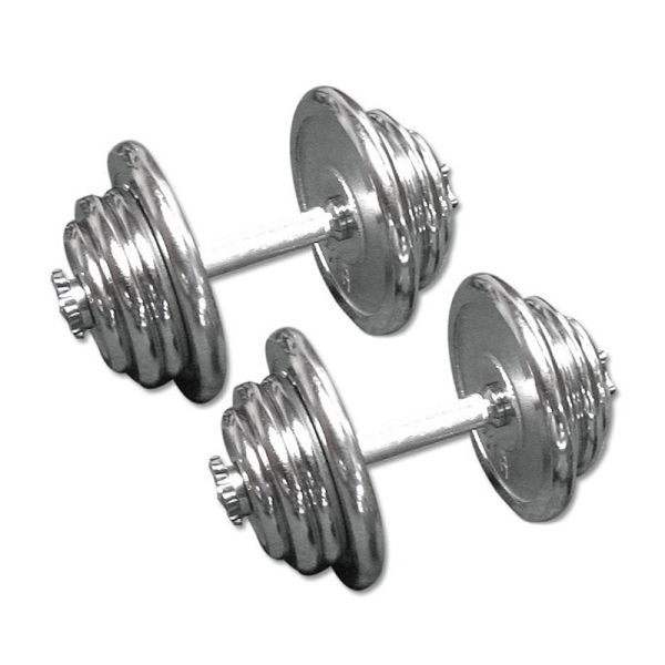 Chromen Dumbbell Set 2 x 25kg