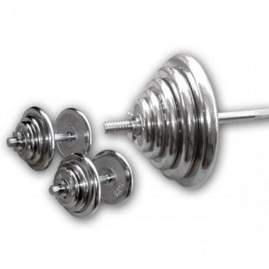 Chromen Halter Plus Set 100kg