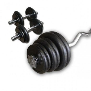 Rubberen Curl Plus Set 47,5kg