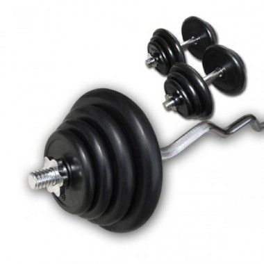 Rubberen Curl Plus Set 80kg