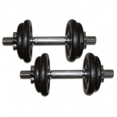 Gietijzeren Dumbbell Set 2 x 10kg