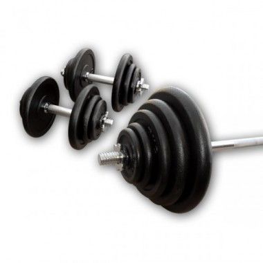 Gietijzeren Halter Plus Set 100kg