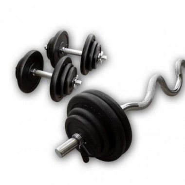 Gietijzeren Super-Curl Set 47,5kg