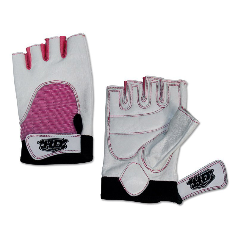 Fitness Handschoenen Dames White/Pink-XS
