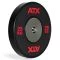 25 kg ATX Premium Bumper Plate - Zwart met rood