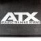 Het ATX Rubber Gewichthefplatform heeft een permanent geperst logo dat niet zal afslijten