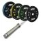 Voordeelpakket Gungnir / ATX Color Stripe Bumper Plates Halterset 120 kg