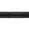 De ATX Training Bar 20 kg - Zwart/chroom heeft een diameter van 28 mm en dubbele knurl markeringen