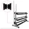 Double Bar Holder voor het Dumbbellrek 3 niveaus