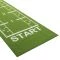Groene Sprint Track gemaakt van duurzaam kunstgras met slijtvaste markeringen