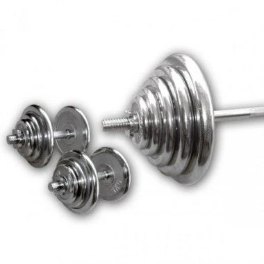 Chromen Halter Plus Set 100kg
