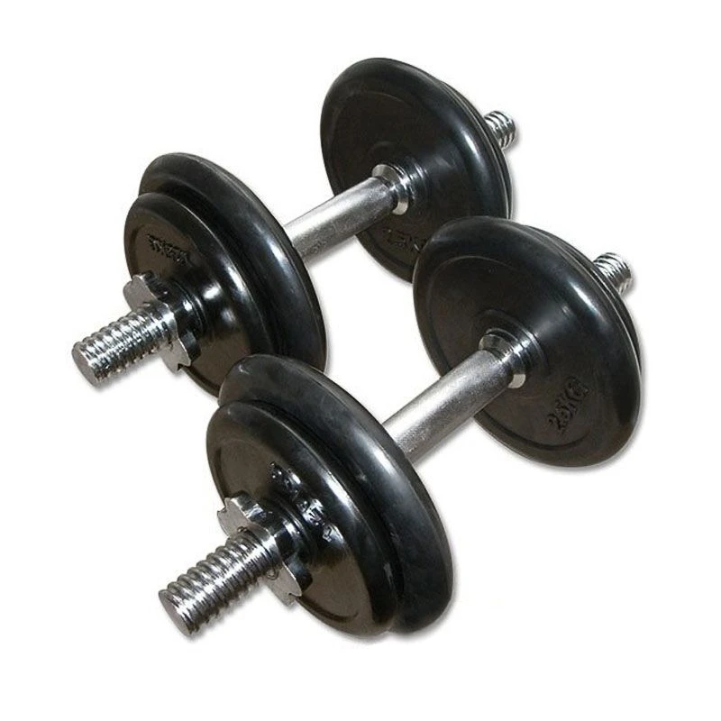 Rubberen Dumbbell Set 2 x 10kg