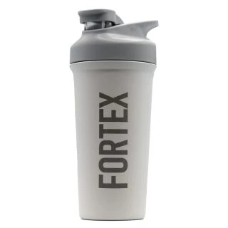 Fortex Stainless Steel 2-in-1 Shaker - Wit